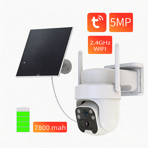 Caméras <span class=keywords><strong>de</strong></span> sécurité solaires extérieures Tuya 5MP/4MP, caméras <span class=keywords><strong>de</strong></span> <span class=keywords><strong>surveillance</strong></span> sans fil <span class=keywords><strong>Wifi</strong></span>, <span class=keywords><strong>caméra</strong></span> <span class=keywords><strong>Wifi</strong></span> et <span class=keywords><strong>caméra</strong></span> réseau avec carte mémoire - Product Image 1