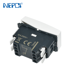 Module 45*22.5mm Vente Directe Usine <span class=keywords><strong>Interrupteur</strong></span> 1 Gang 1 Voie 250V/16A Câblage Sans Vis - Product Image 6