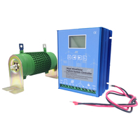 Contrôleur d'éolienne 1000W / 1-3KVA avec frein et décharge de charge 12V 24V 48V MPPT Solaire Hybride