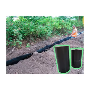 Tree Root Barriers Roll HDPE stop uncontrolled growth from expanding 0.5mm-5mm depth 25-150cm Vertical installation root barrier