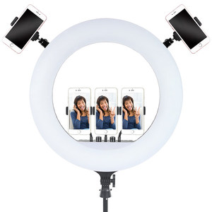 Soporte de pared de Barbería <span class=keywords><strong>para</strong></span> anillo de luz Avec Tripied Lámpara LED de 18 "<span class=keywords><strong>para</strong></span> pestañas - Product Image 5