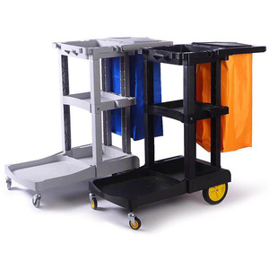 <span class=keywords><strong>Chariot</strong></span> de <span class=keywords><strong>nettoyage</strong></span> multifonctionnel en plastique avec rangement fermé pour l'<span class=keywords><strong>entretien</strong></span> des chambres <span class=keywords><strong>d</strong></span>'hôtel et des propriétés - Product Image 2