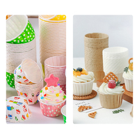 Vente à chaud machine à fabriquer les gobelets gâteau gobelets à pâtisserie jetables machine à fabriquer les gobelets en papier à muffins