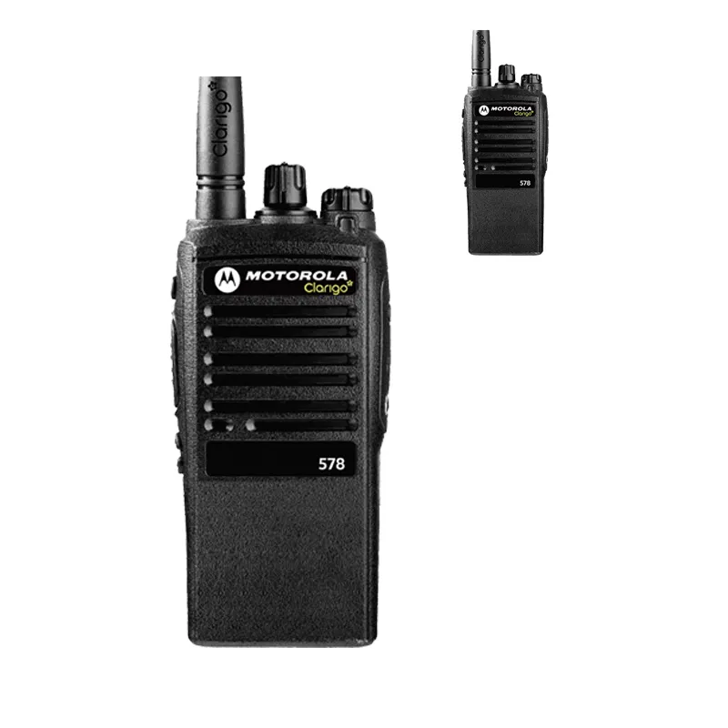 Motorola clarigo--- 578 2 cái Analog/kỹ thuật số chế độ kép đài phát thanh công suất lớn dài chờ không dây Walkie Talkie