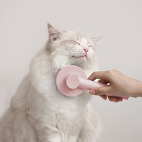 Aiguille autonettoyante de haute qualité Peigne pour animaux de compagnie Fil d'épilation pour chien en plastique pour massage pour chats et caractéristiques flottantes