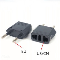 Adaptateur de prise de voyage européen Adaptateur US vers Europe Convertisseur de prise de type C Amérique États-Unis Italie Espagne Allemagne France UE, prise de courant