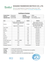 Rainwood Phycocyanine Spirulina en poudre bleue 100% soluble