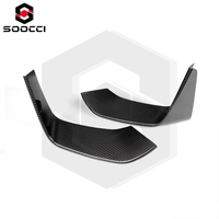 Séparateur inférieur avant de Style MP en Fiber de carbone sec de haute qualité pour BMW F80 M3 F82 F83 M4 Kit d'aile avant de lèvre de pare-chocs de diffuseur