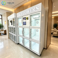 Distributeur automatique de fleurs fraîches IMT Fresh Blooms 24/7, 24h réfrigéré en libre-service