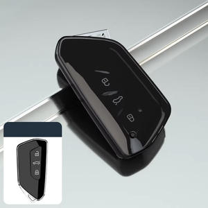 Juego de Fundas para Llaves Transparentes de TPU Ultrafinas de Estilo Ejecutivo para Volkswagen ID3 ID4 Crozz X ID6 ID7 Unyx, con 3 Botones - Product Image 2