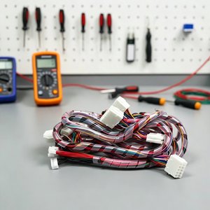 高品质定制多针式 Molex 连接器线束，带螺旋缠绕，适用于工业设备和家用电器 - Product Image 3