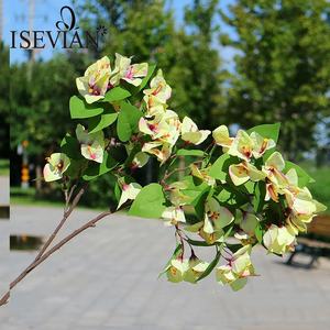 ISEVIAN decorazione di nozze fiore rosa scuro seta <span class=keywords><strong>Bougainvillea</strong></span> artificiale - Product Image 5