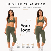 Combinaison de yoga personnalisée pour femme, anti-rides, respirante, sans couture, légère, effet push-up, bretelles spaghetti