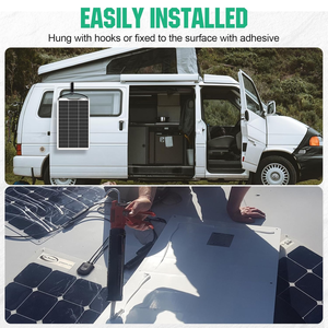 Panneau solaire flexible PERC 50W pour ventilateur de grenier, flotteur, mât sur yacht/bateau, utilisation marine et tout-terrain - Product Image 5