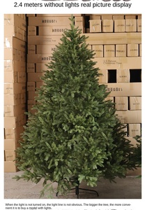 Árbol de Navidad Preiluminado de Alta Gama RTS, Luces LED de Lujo Súper Densas, Adornos Súper Realistas, Ecológico, PE Puro - Product Image 2