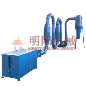 400kg/h output 10% water content Cost-effective Airflow wood sawdust hot air dryer