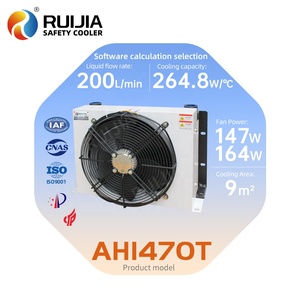 Factory New Loader Aluminum Heat Exchanger with 24V Fan, Suitable for Komatsu and Hitachi Excavator Hydraulic Oil Coolers - Product Image 1