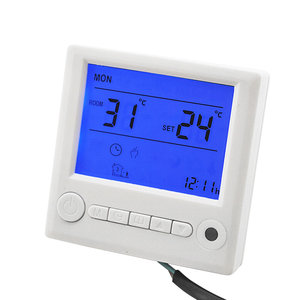 Thermostat <span class=keywords><strong>programmable</strong></span> pour <span class=keywords><strong>radiateur</strong></span> électrique avec télécommande JHheatsup 25A pour chauffage au sol et climatisation - Product Image 1