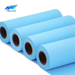 Uniforme kleur en hoge kleurweergave 80gsm blauw printpapierrol, 2-inch kern, 24-inch 50 yards - Product Image 1