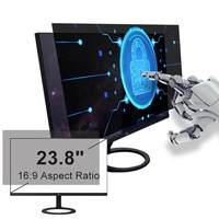 Protection d'écran anti-espion à double sens, anti-lumière bleue, anti-reflets, filtre anti-UV pour moniteur de bureau ViewSonic 23,8 pouces 16:9