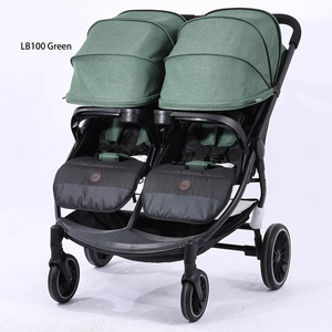 Purorigin 2026 Latest Design Lightweight Metal Twin Baby Stroller Double Baby Wheel Carrier with <strong>Easy</strong> <strong>Folding</strong> for Travel <strong>Pram</strong> - Product Image 2