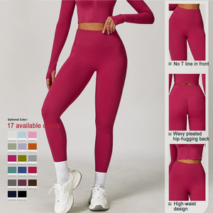 Ropa de gimnasia para mujer, pantalones de Yoga con glúteos, ropa activa, mallas de entrenamiento de cintura alta para mujer - Product Image 3