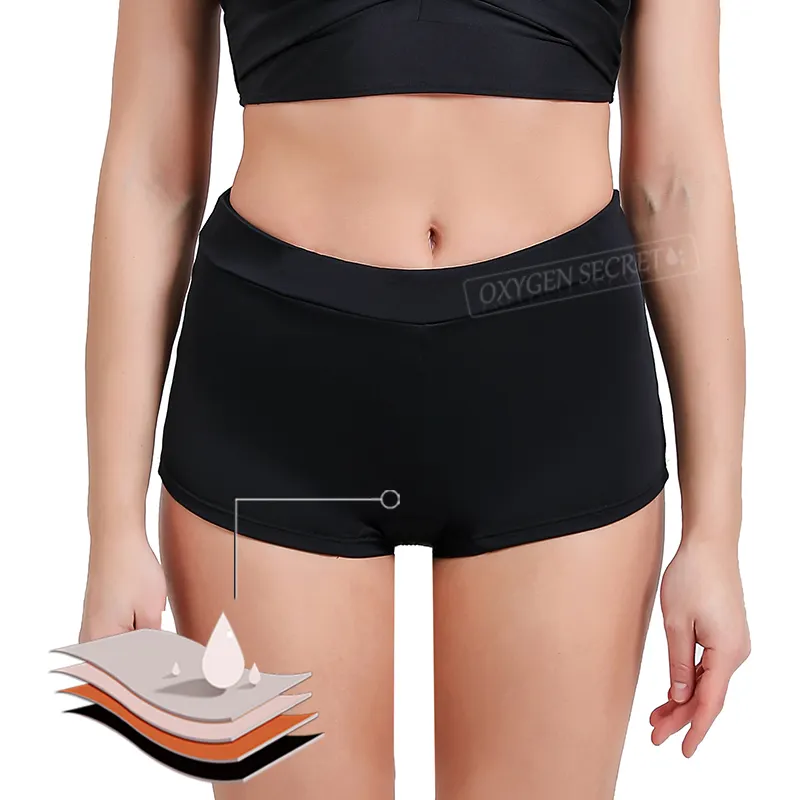 OXYGEN SECRET-pantalones cortos de 4 capas para la menstruación, traje de baño para Fitness, bañador, para la playa