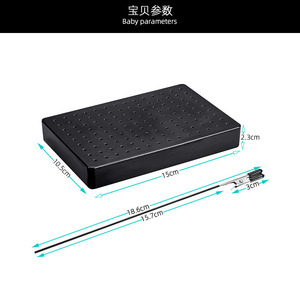 Ensemble de pinces crocodiles avec support à embout en caoutchouc pour peinture de modèles, pièces d'outils d'aérographe, base en plastique durable - Product Image 4