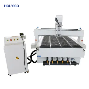 KI1325 hot selling wood furniture woodworking mdf pvc door cabinet making drilling CNC router for sale