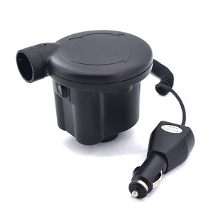 משאבת אוויר חשמלית ניידת חדשה 50W עם מתאם לרכב, OEM רב תכליתי, מתנפח לבריכה ולגלגל ים, אחריות לשנה - Product Image 1