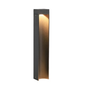 Luminaire LED gris/noir 5W COB, colonne carrée, éclairage extérieur, lampadaire de jardin LED - Product Image 4