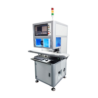 Machine d'étiquetage à alignement visuel CCD à commande PLC de haute précision, machine d'étiquetage plate pour pièces de précision