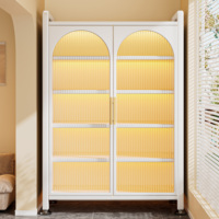 Armoire de rangement pliable multifonctionnelle en acier, résistante à la rouille, pour hôtel, maison, bureau - Vente en gros