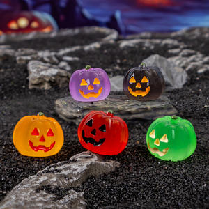 2025 New Halloween Glitter Lantern Creative Miniature Landscape Figurine DIY Resin Craft Desktop <b>Ornament</b> for Home Decoration - Product Image 3