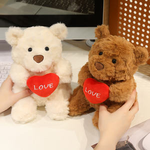 Regalo di san valentino orsacchiotto di peluche ripiene di san valentino a buon mercato con cuscino a cuore - Product Image 5