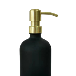 BAMBWARE New Style Eco Friendly Resin Bamboo Fiber Marbling 250ml Refillable Lotion Bottle Pump Three-piece <b>Set</b> Bathroom <b>Soap</b> - Product Image 1