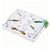 Boîtier de terminaison fibre optique FTTH 2 ports 2 fibres, plaque murale ABS pour adaptateur SC APC UPC, boîtier de distribution intérieur FTTX