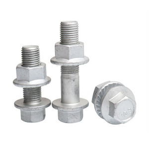 Vis à tête hexagonale à empreinte cruciforme avec écrou, galvanisée à chaud, en acier galvanisé M14 M16 <span class=keywords><strong>B7</strong></span> B7M Dacromet HDG, DIN6921 - Product Image 5
