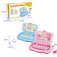 Ordenador portátil educativo con 20 funciones para niños, máquina de aprendizaje de idiomas nglish, ordenador interactivo con pantalla de LCD y ratón