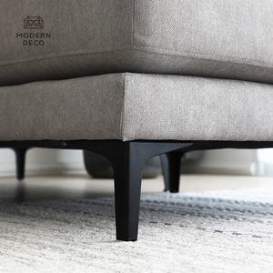 Sofá seccional moderno en forma de L, seccional, color gris, para sala de estar - Product Image 6