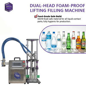 <span class=keywords><strong>Machine</strong></span> de remplissage de bière artisanale haute précision, compatible multi-bouteilles, avec conception <span class=keywords><strong>flexible</strong></span>, double tête anti-mousse et levage sécurisé - Product Image 2