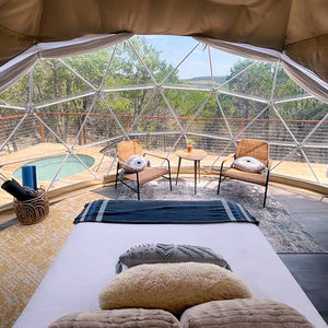 Tiny House-casa prefabricada, tienda de domo geodésica Glamping para invierno - Product Image 2