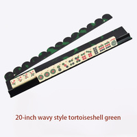 Supports de rangement pour Mahjong 4 joueurs en gros, style magnétique ondulé, logo personnalisable, configuration fonctionnelle pour table de jeu