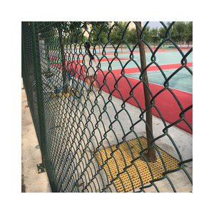 ISO 9001 PVC tráng đen trang trí 6 ft cao Chuỗi liên kết hàng rào lưới và cực với phần cứng - Product Image 5