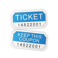 Billets de tombola personnalisables avec logo, rouleau de billets de loterie double, billets de tombola sur mesure pour événements, supermarchés, récompenses