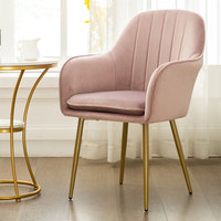 Ensemble de 6 chaises de salle à manger modernes du milieu du siècle pour hôtel, mariage, restaurant, intérieur, avec cadre en métal bleu, Sillas Para Comedor