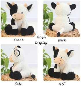 Peluche personnalisée brodée Vache des Highlands, super douce, avec rembourrage en coton, jouet anti-stress, mascotte de dessin animé, vente en gros - Product Image 3