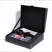 Boîte cadeau de luxe personnalisée avec insert en velours pour bague, collier, bracelet et emballage de marque haut de gamme