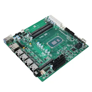 Cheapest Mini Itx Motherboard 6*SATA3.0 2*M.2 PCIe_X4 ATX Nas Motherboard Intel Tiger Lake-U DDR4 64GB Nas Server Motherboard