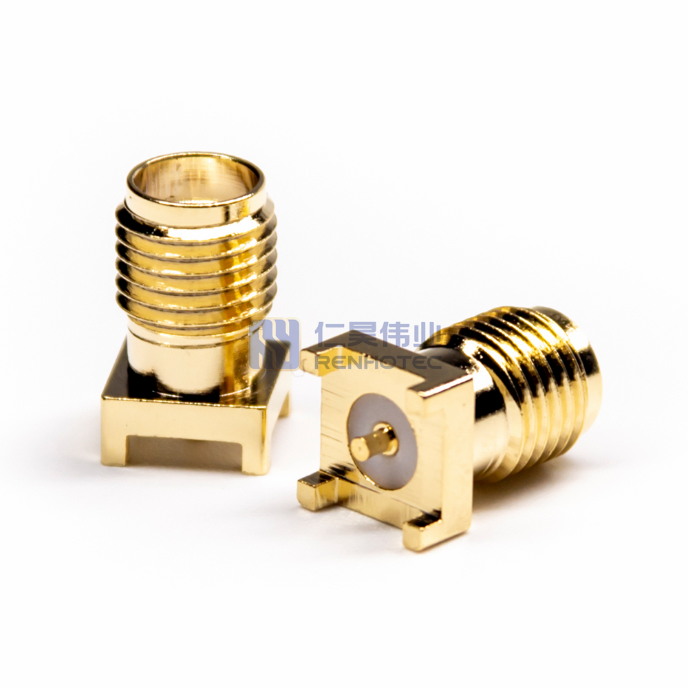 Позолоченный разъем SMA SMT